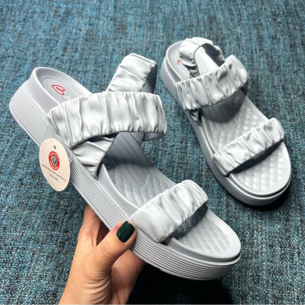 Blondo Casapia Water Resistant Platform Sandals in Light Blue Women's 9.5 NWT